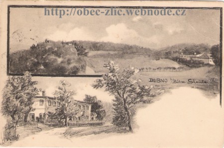 Dubno - pohled zaslaný r. 1906.