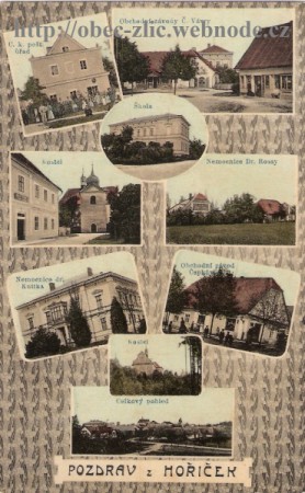 Hořičky. Posláno r. 1912.